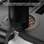 Sous Vide Container with Lid Double-Door-Opening Design 11.65 QT Sous Vide Pot Slow Cooker Container with Built- in Rack Compatible with Most Immersion Circulators
