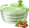 Salad Spinner Lettuce Spinner 4.4 QT Fruit and Vegetable Washer with Bowl and Me