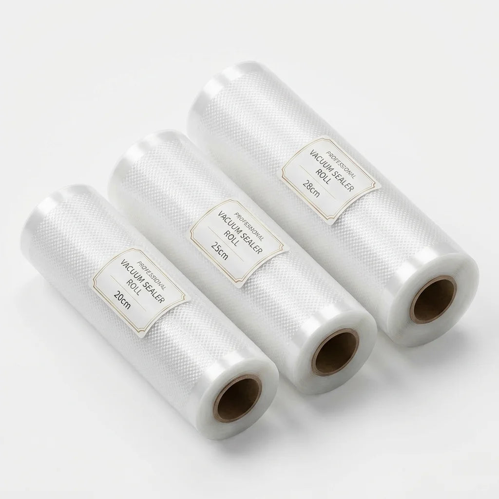 Premium Vacuum Sealer Rolls 3-Pack - Multi-Size
