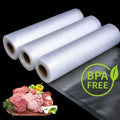 Bonsenkitchen Vacuum Sealer Rolls Bags, 6 Pack 3 Rolls 11" x 20' + 3 Rolls 8" x